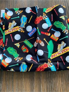 1 Yard x 44” Timeless Treasures Fabrics Golf Themed Fabric